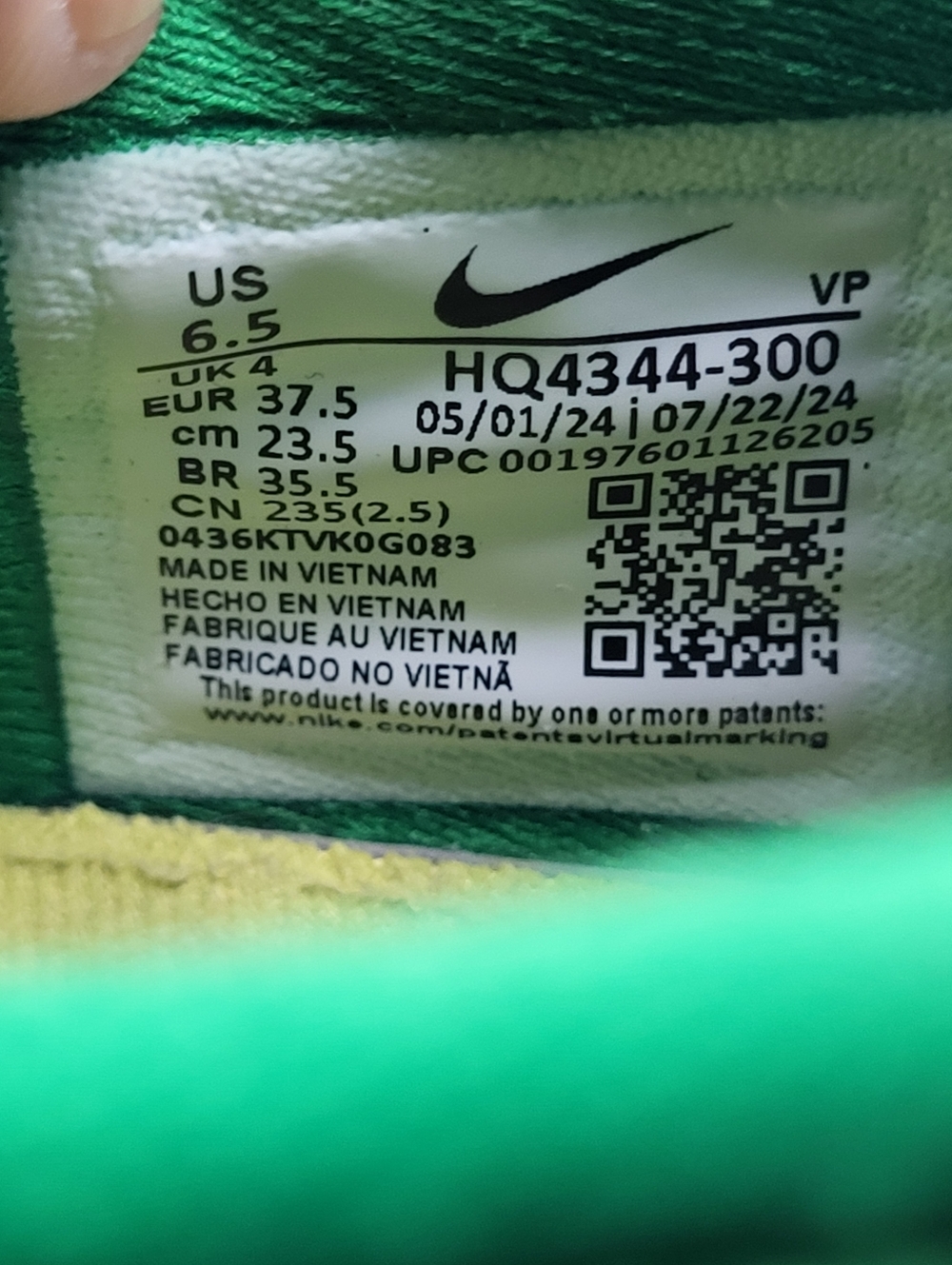 Nike Sabrina 2 Oregon Ducks Women's Size 6.5 Basketball Shoes Sneakers - Picture 10 of 10